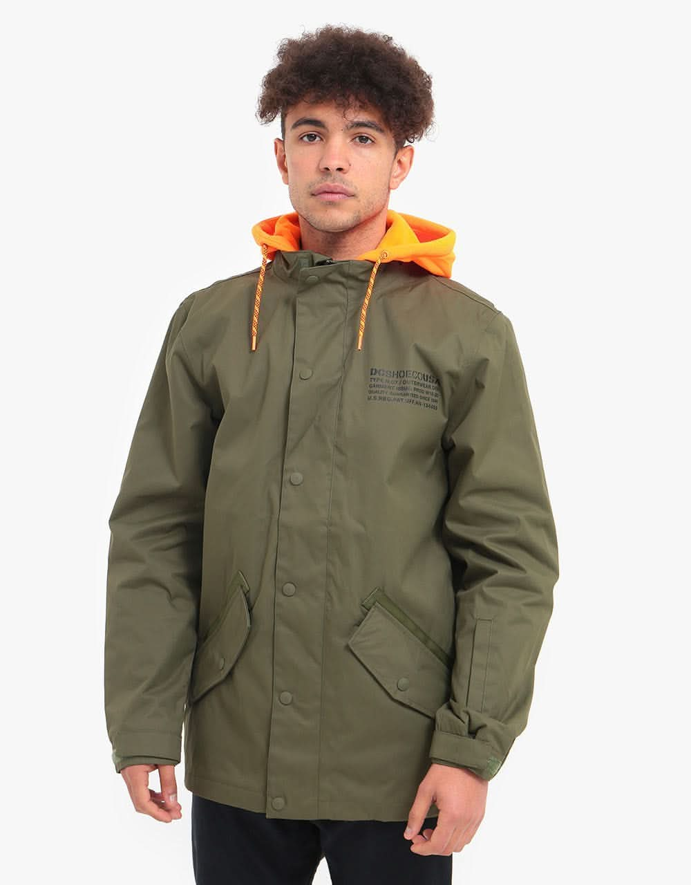 DC Union Snowboard Jacket - Olive Knight