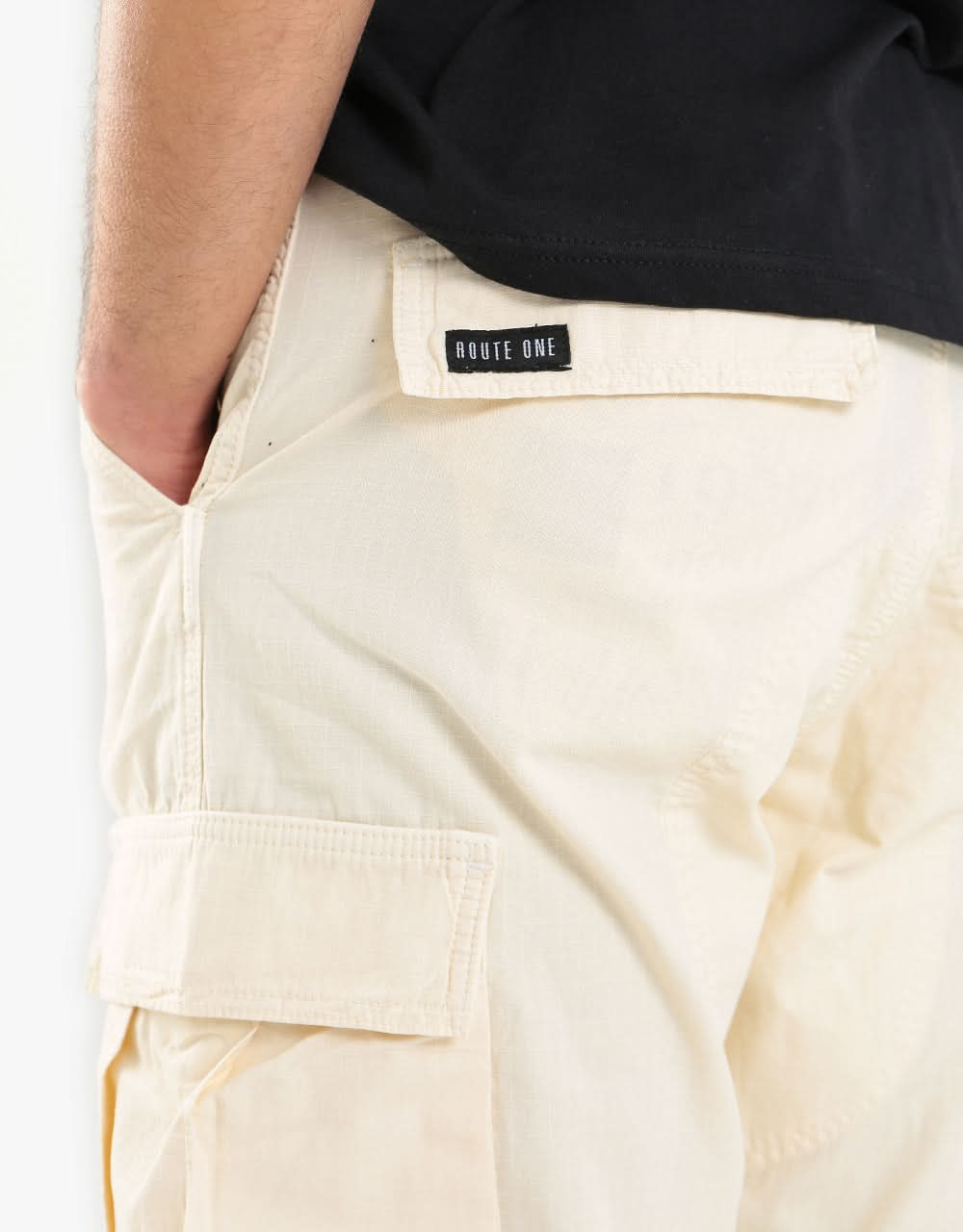 Route One Cargo Pants - Stone