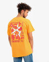 Route One Skateshi T-Shirt - Tangerine