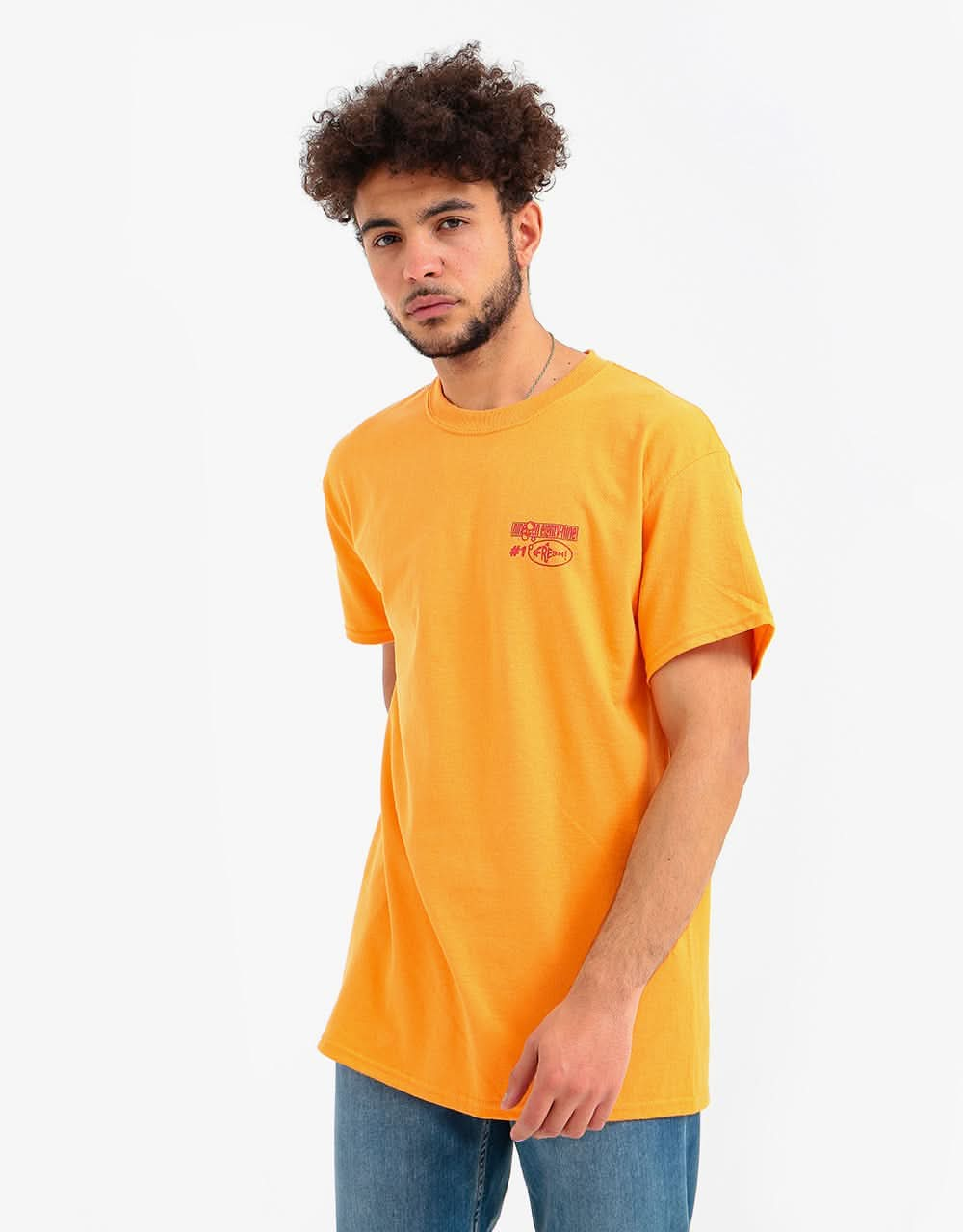 Route One Skateshi T-Shirt - Tangerine