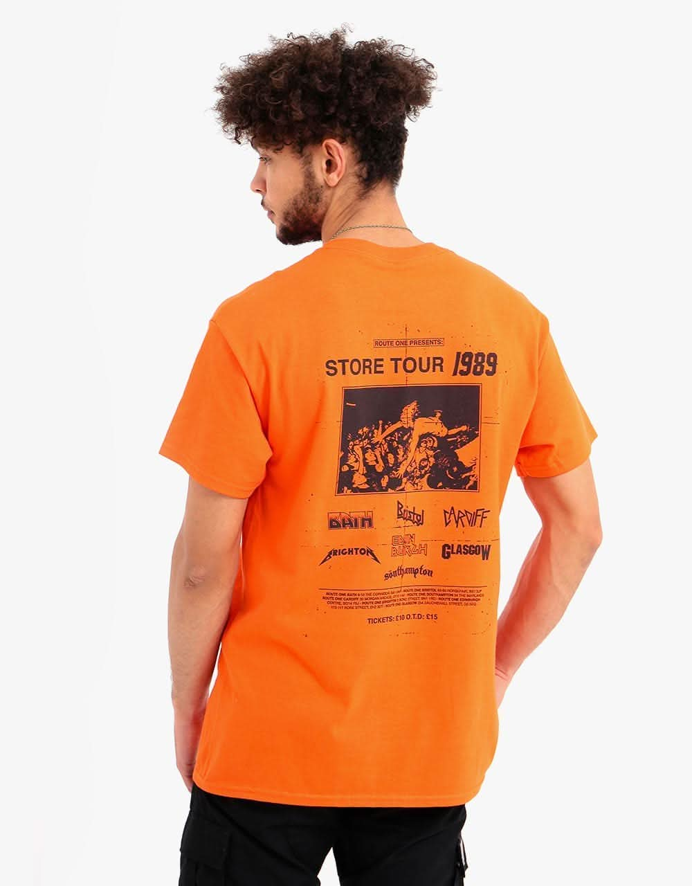 Route One Store Tour T-Shirt - Orange