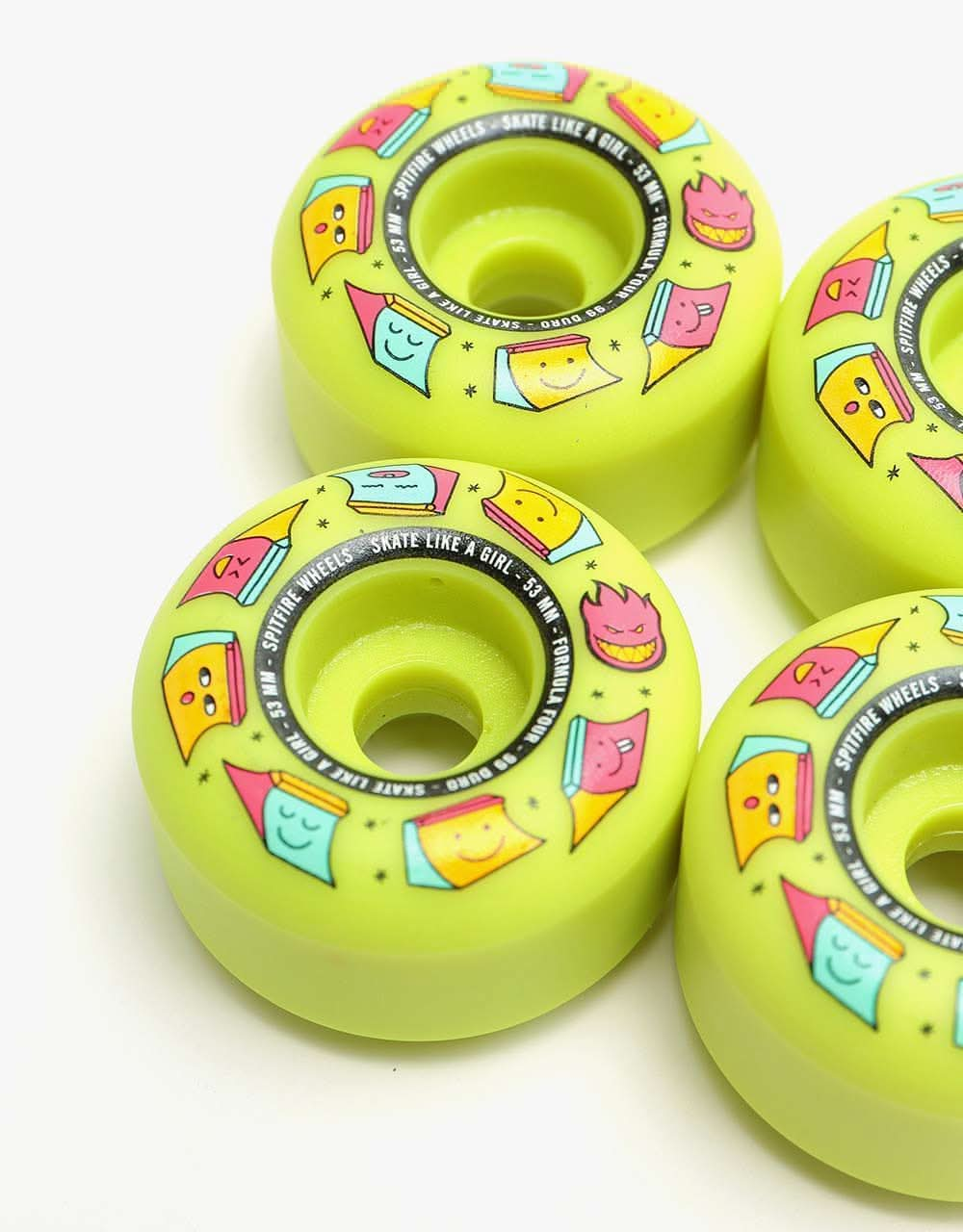 Spitfire Skate Like a Girl Formula Four Classic 99d Skateboard Wheel - 53mm