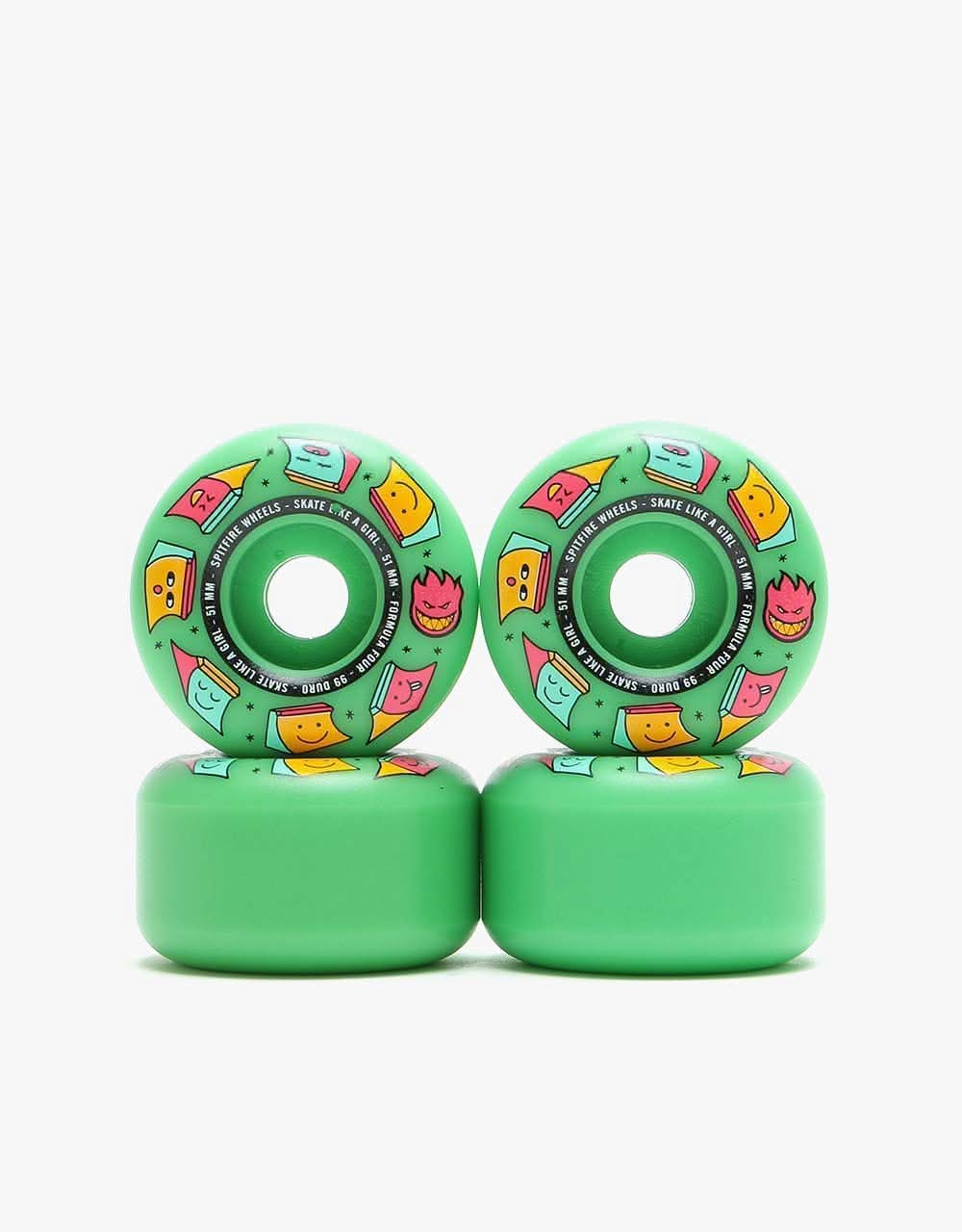 Spitfire Skate Like a Girl Formula Four Classic 99d Skateboard Wheel - 51mm