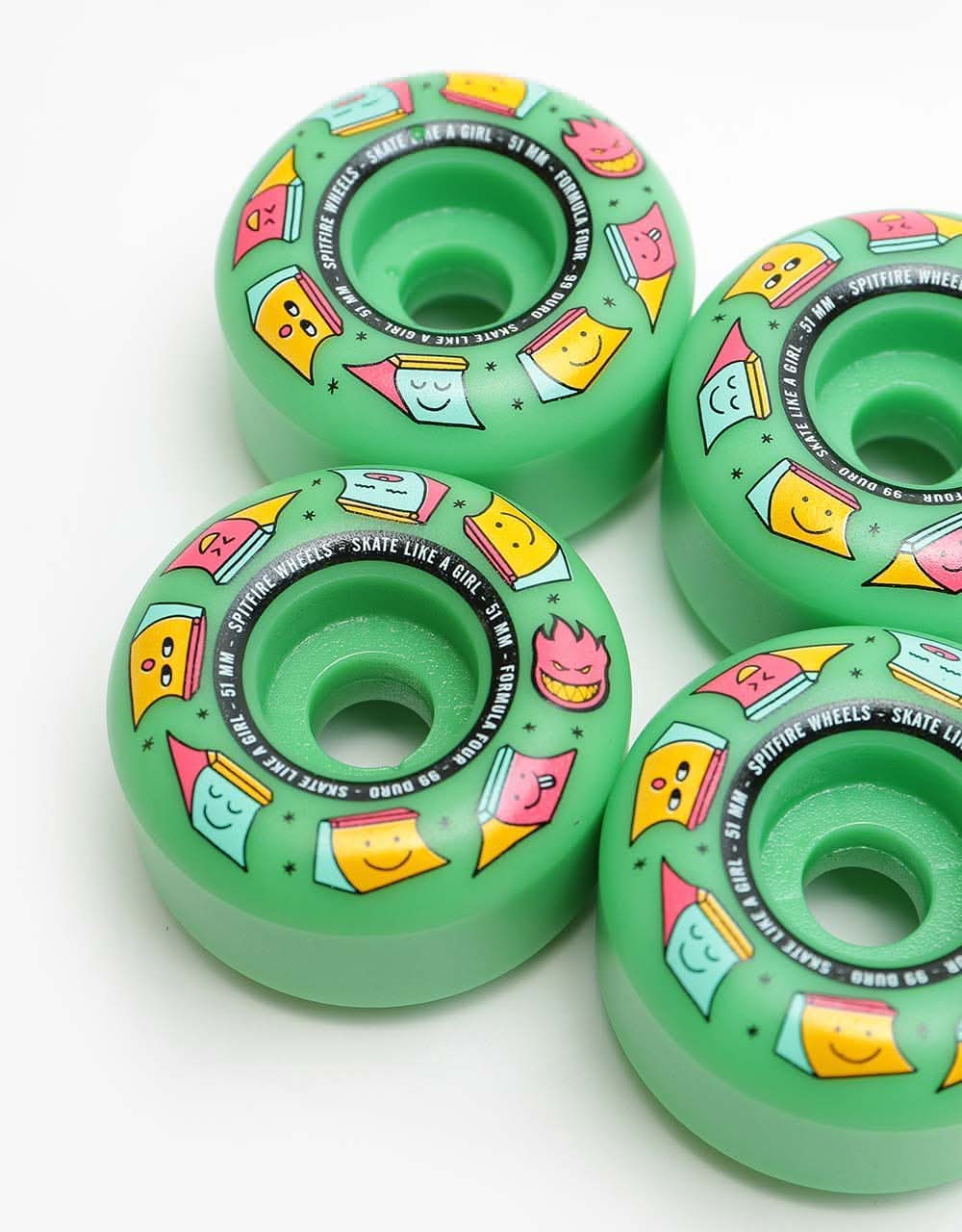 Spitfire Skate Like a Girl Formula Four Classic 99d Skateboard Wheel - 51mm