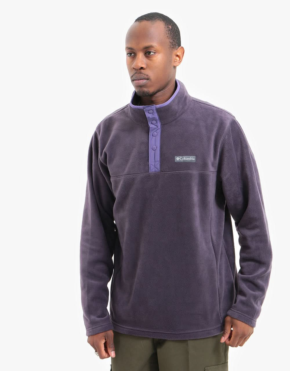 Columbia Steens Mountain™ Half Snap Fleece - Dark Purple