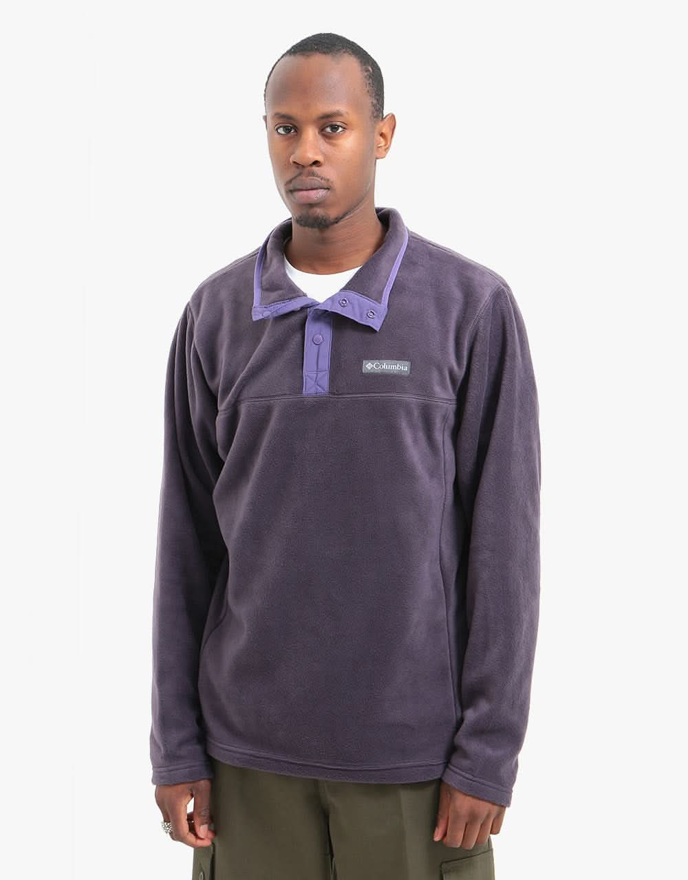 Columbia Steens Mountain™ Half Snap Fleece - Dark Purple