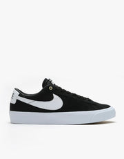 Nike SB Zoom Blazer Low Pro GT zapatos de skate - Negro/Blanco-Negro-Goma Marrón claro