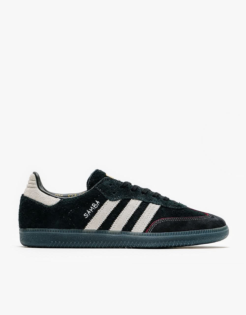 adidas Maite Samba ADV Skate Shoes - Core Black/White/Core Black