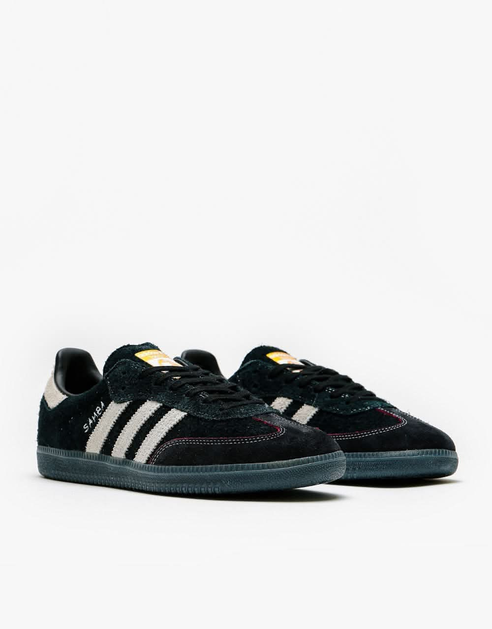 adidas Maite Samba ADV Skate Shoes - Core Black/White/Core Black