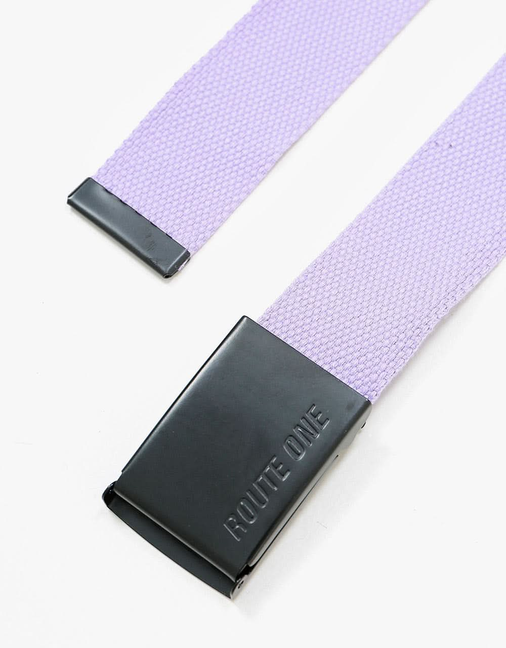 Route One Athletic Web Belt - Lavender