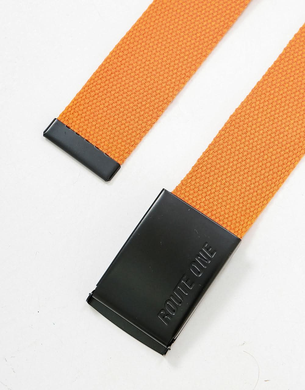 Route One Athletic Web Belt - Orange