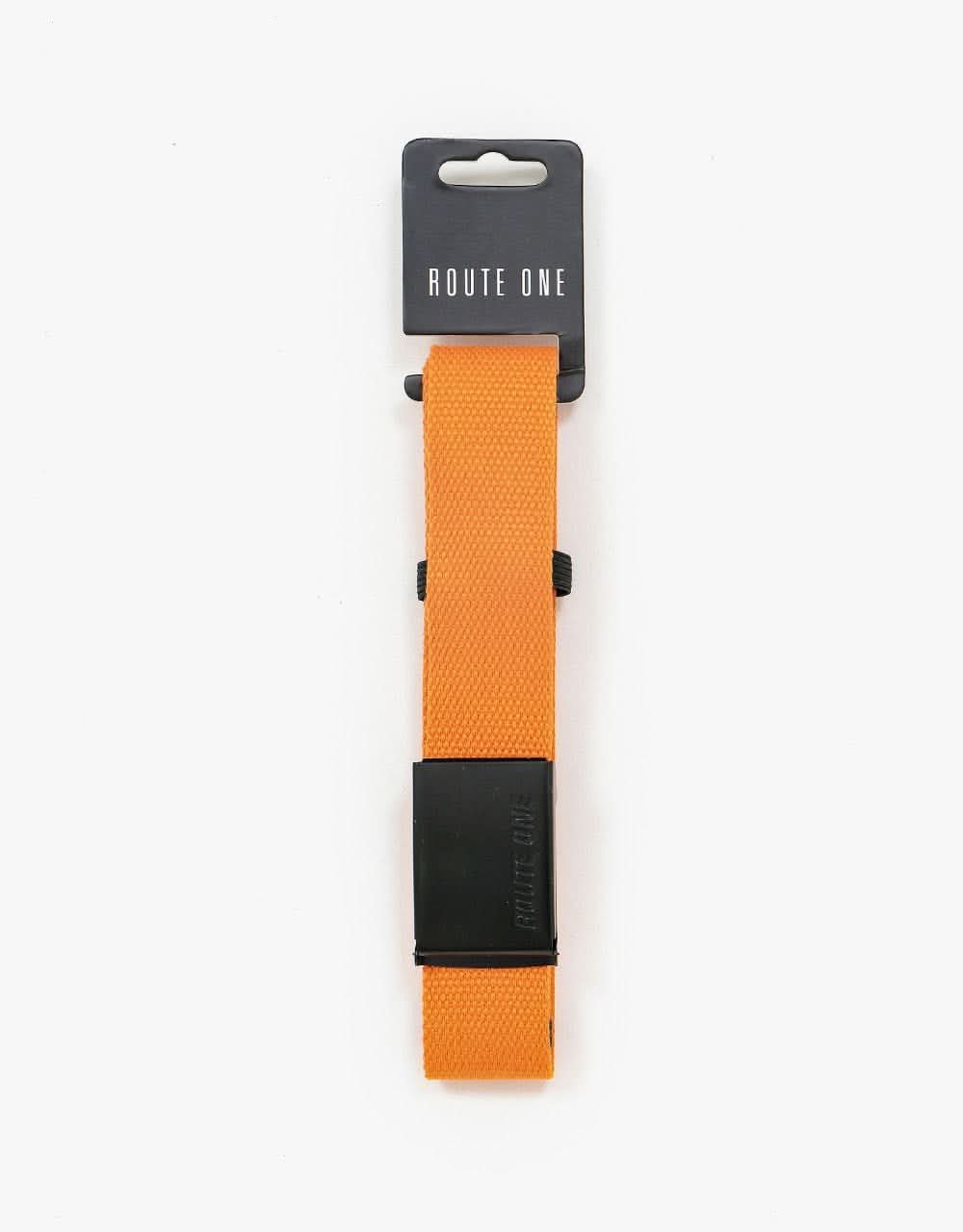 Route One Athletic Web Belt - Orange