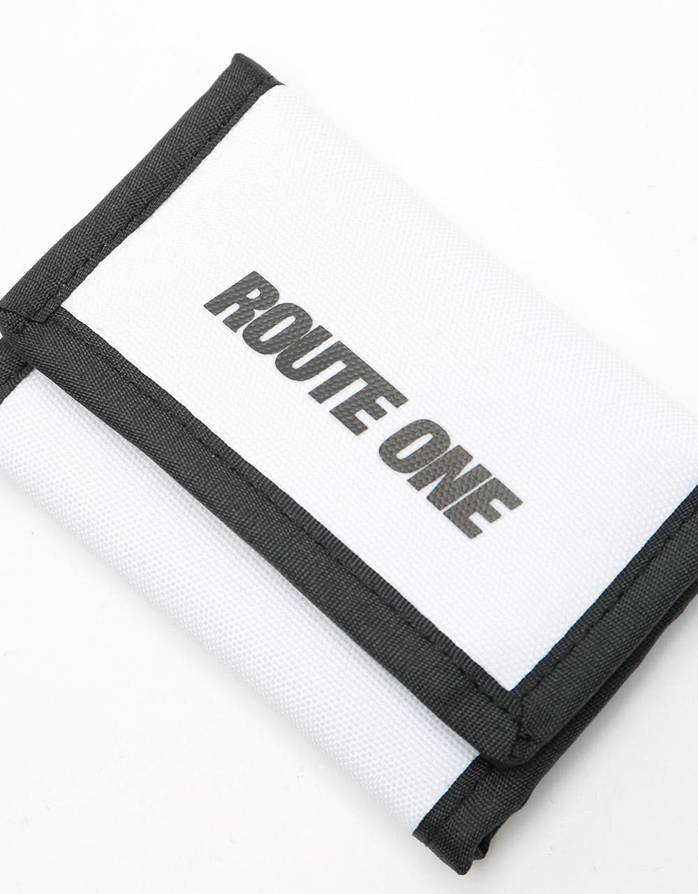 Route One Athletic Tri-Fold Wallet - White