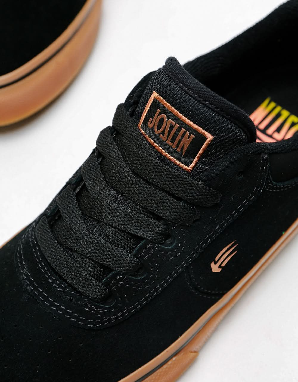 Etnies x Michelin Joslin Vulc Skate Shoes - Black/Gum