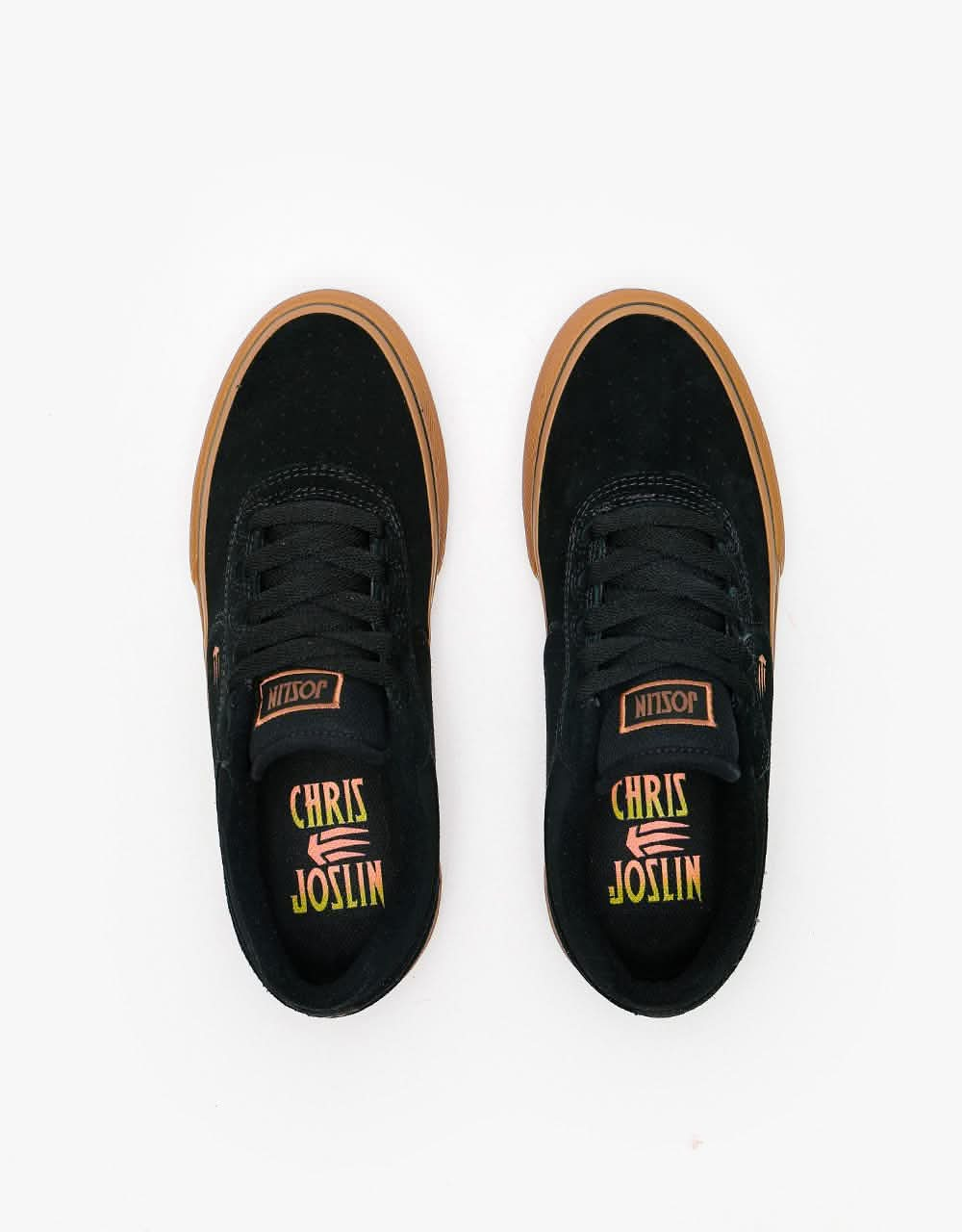 Etnies x Michelin Joslin Vulc Skate Shoes - Black/Gum