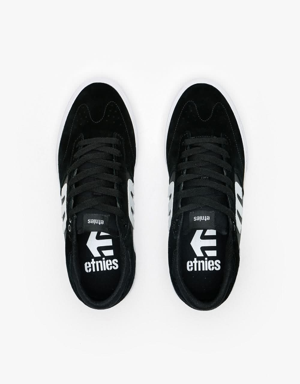 Etnies Windrow Vulc Skate Shoes - Black/White/Gum