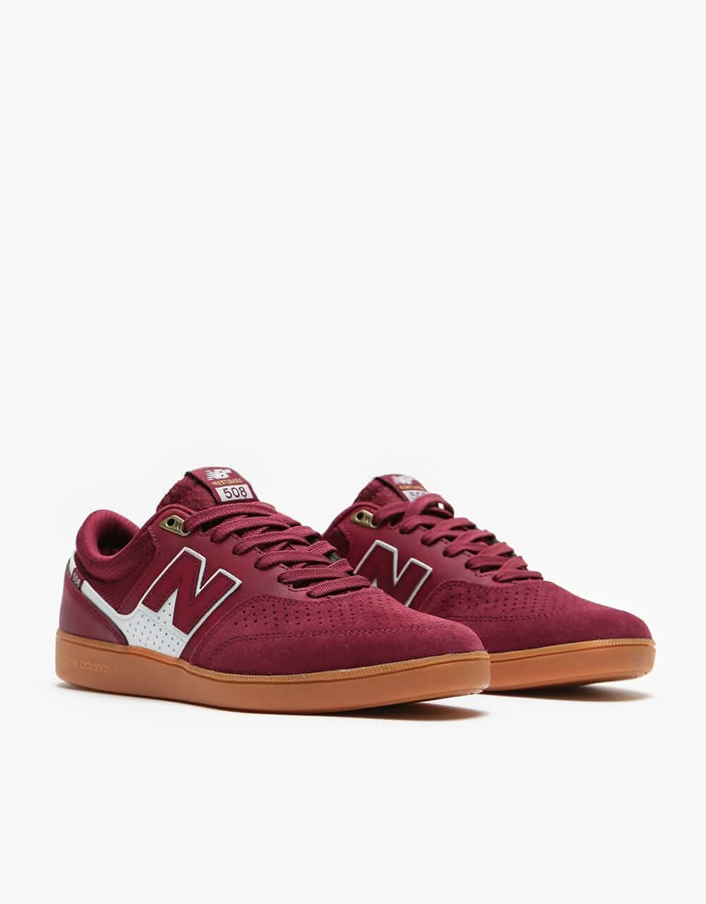 New Balance Numeric 508 Skate Shoes - Burgundy/Gum