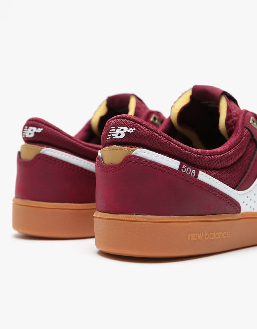 New Balance Numeric 508 Skate Shoes - Burgundy/Gum