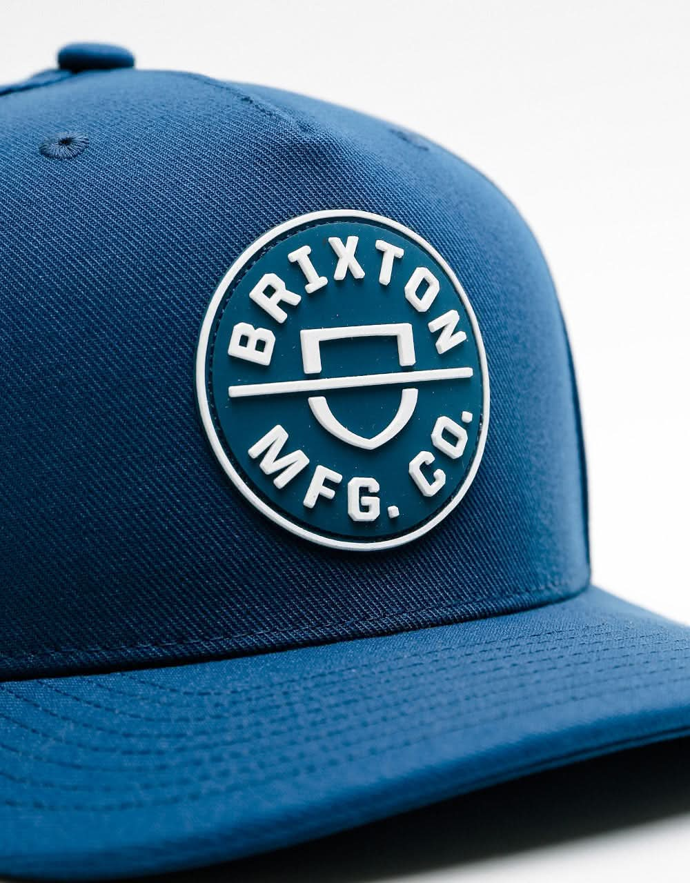 Brixton Crest C MP Snapback Cap - Joe Blue