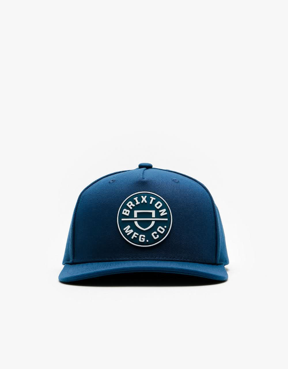 Brixton Crest C MP Snapback Cap - Joe Blue