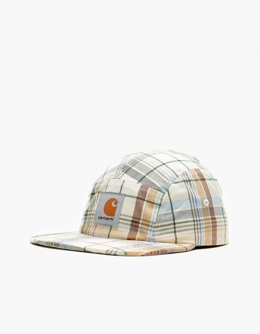 Carhartt WIP Vilay 5 Panel Cap - Vilay Check/Natural