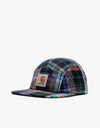 Carhartt WIP Vilay 5 Panel Cap - Vilay Check/Dark Navy