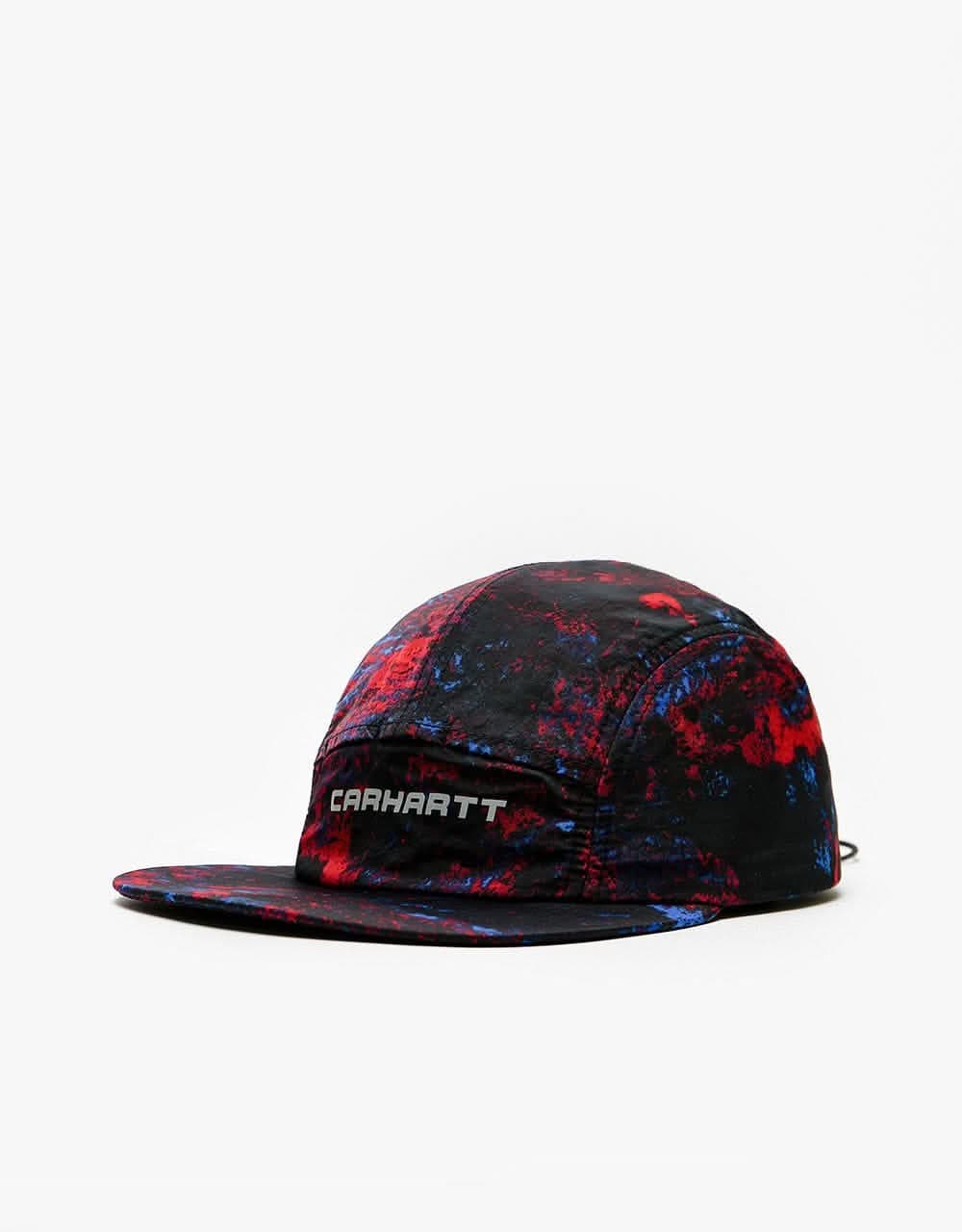 Carhartt WIP Terra 5 Panel Cap - Satellite Print/Black