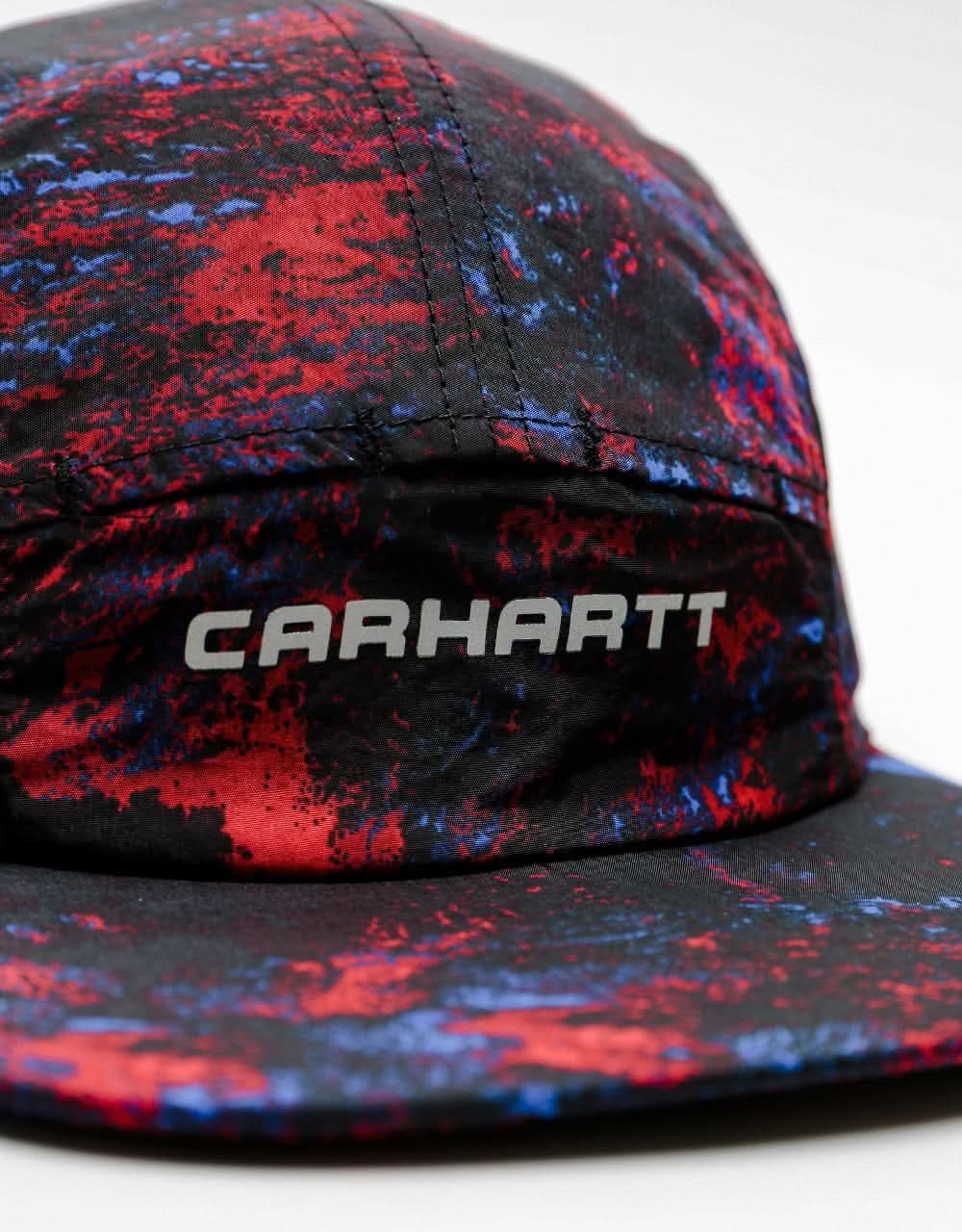 Carhartt WIP Terra 5 Panel Cap - Satellite Print/Black