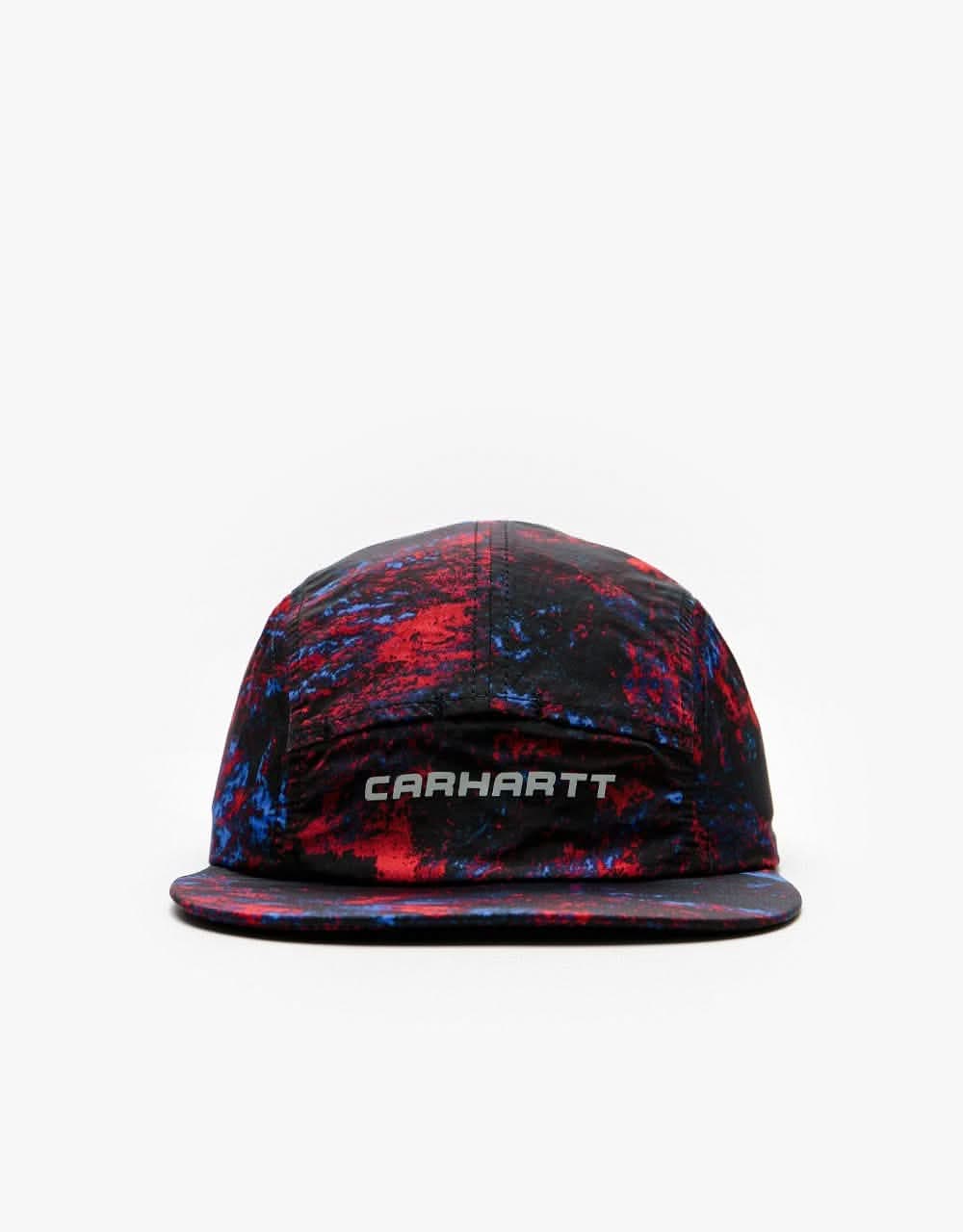 Carhartt WIP Terra 5 Panel Cap - Satellite Print/Black