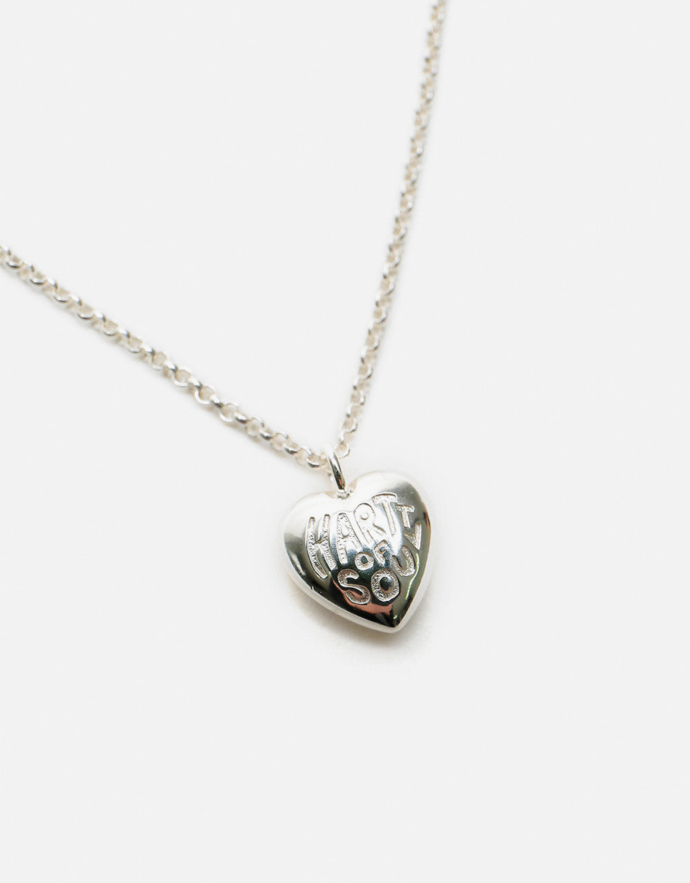 Carhartt WIP Hartt of Soul Pendant - Silver