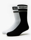 Dickies Genola 2 Pack Socks - Black