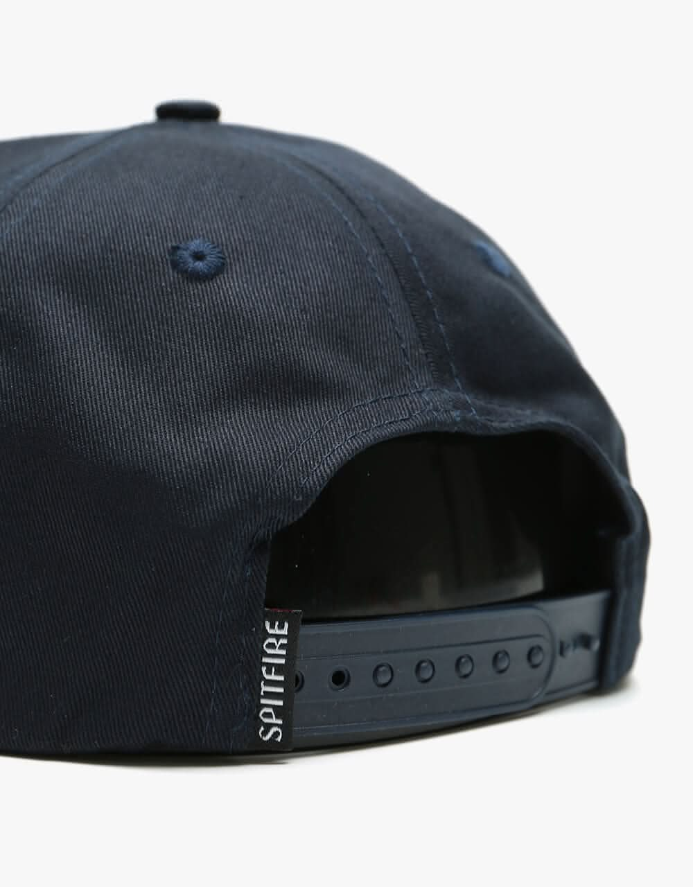 Spitfire Bighead Snapback Cap - Navy/White