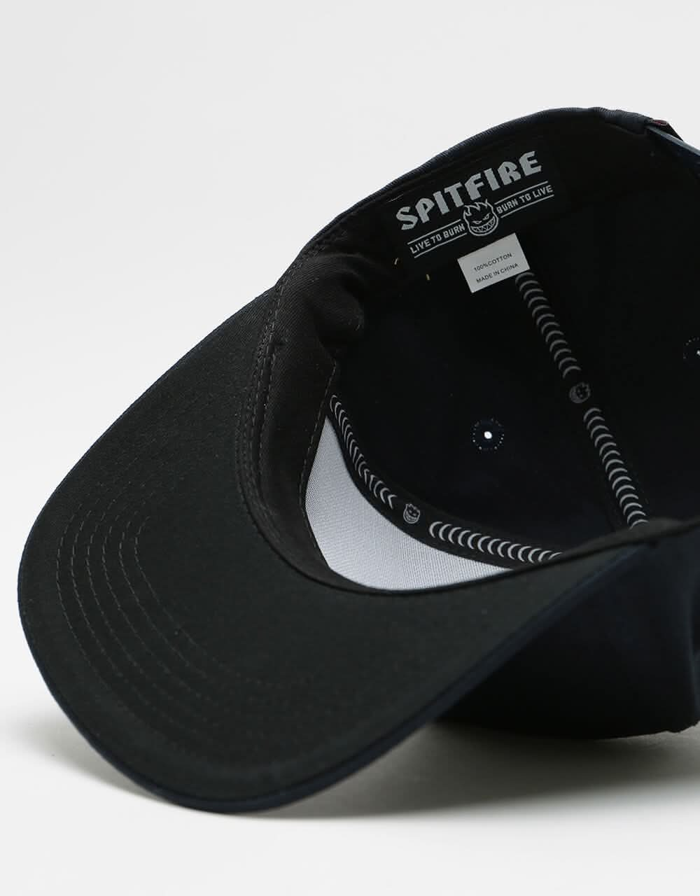 Spitfire Bighead Snapback Cap - Navy/White