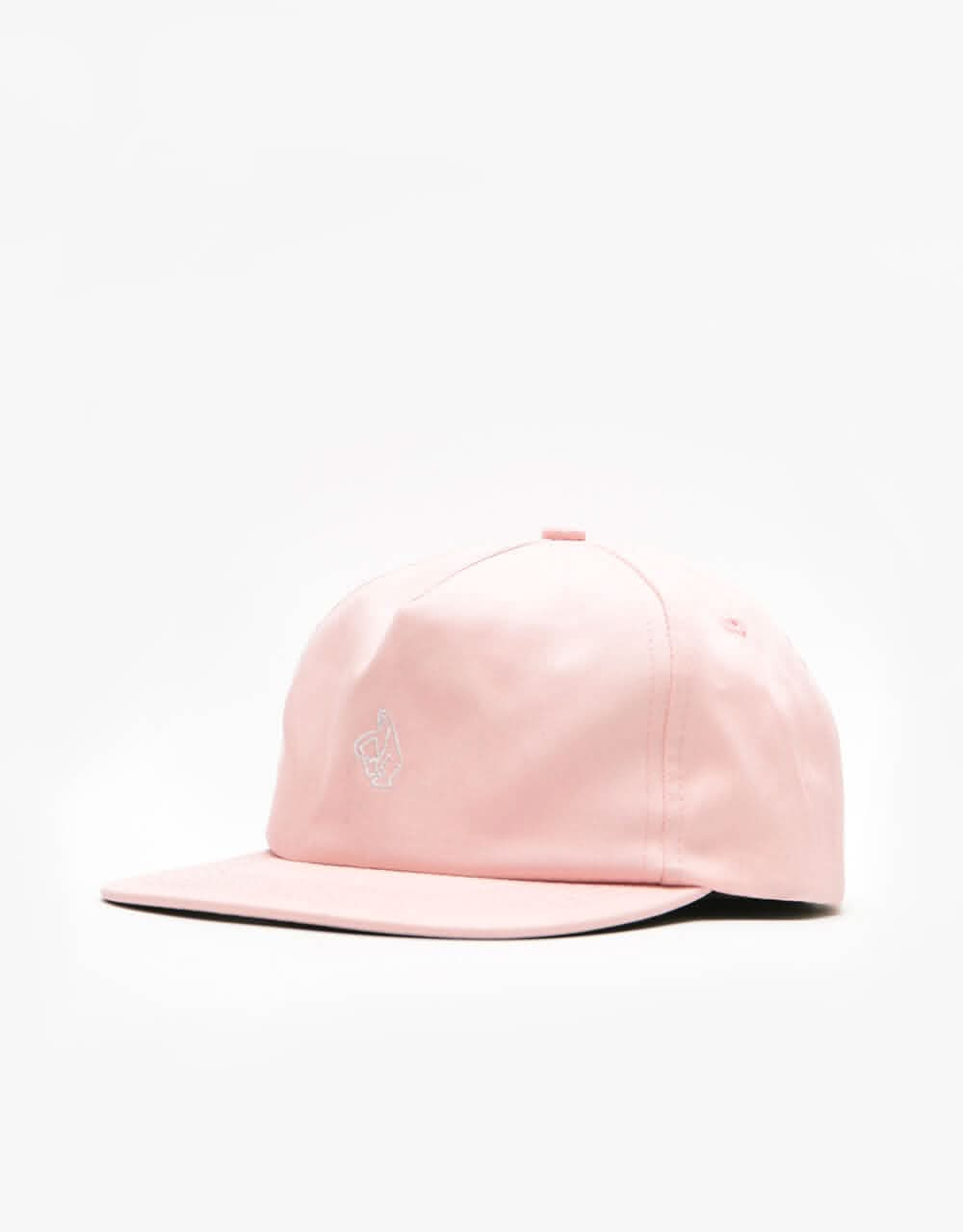 Krooked Shmoo Snapback Cap - Pink/White