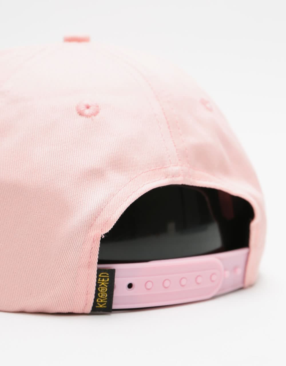 Krooked Shmoo Snapback Cap - Pink/White