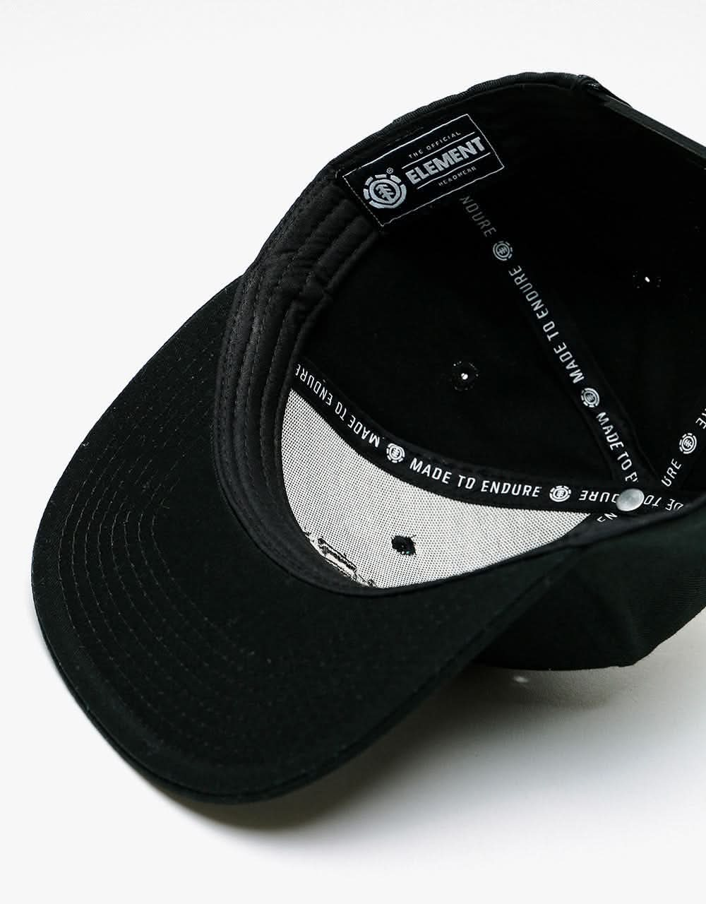 Element Knutsen Snapback Cap - Flint Black