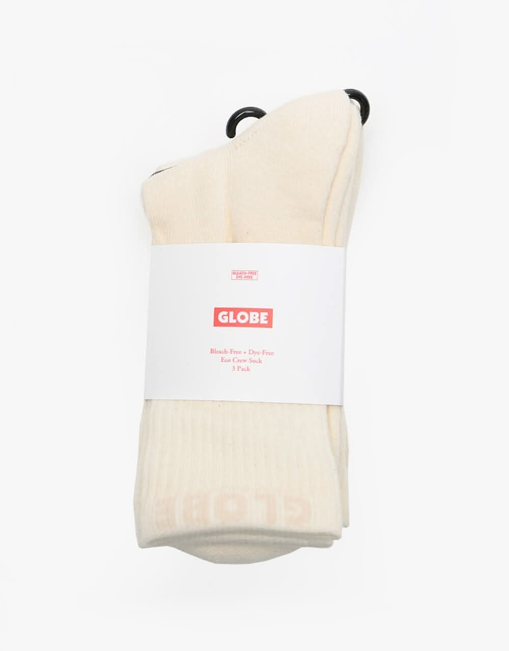 Globe Bleach Free Eco Crew Sock 3 Pack - Bleach Free