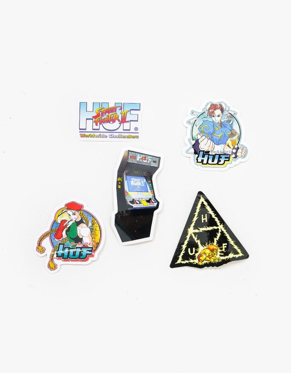 HUF x Street Fighter II Huf Street Fighter II Sticker Set - Multi