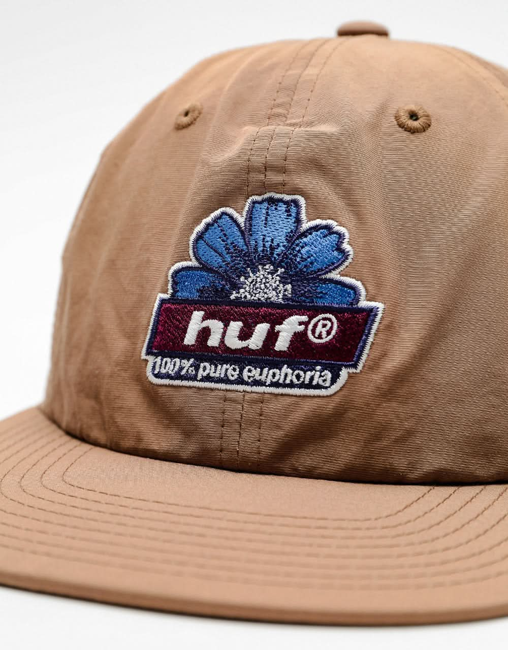 HUF 100% Pure 6 Panel Cap - Toffee