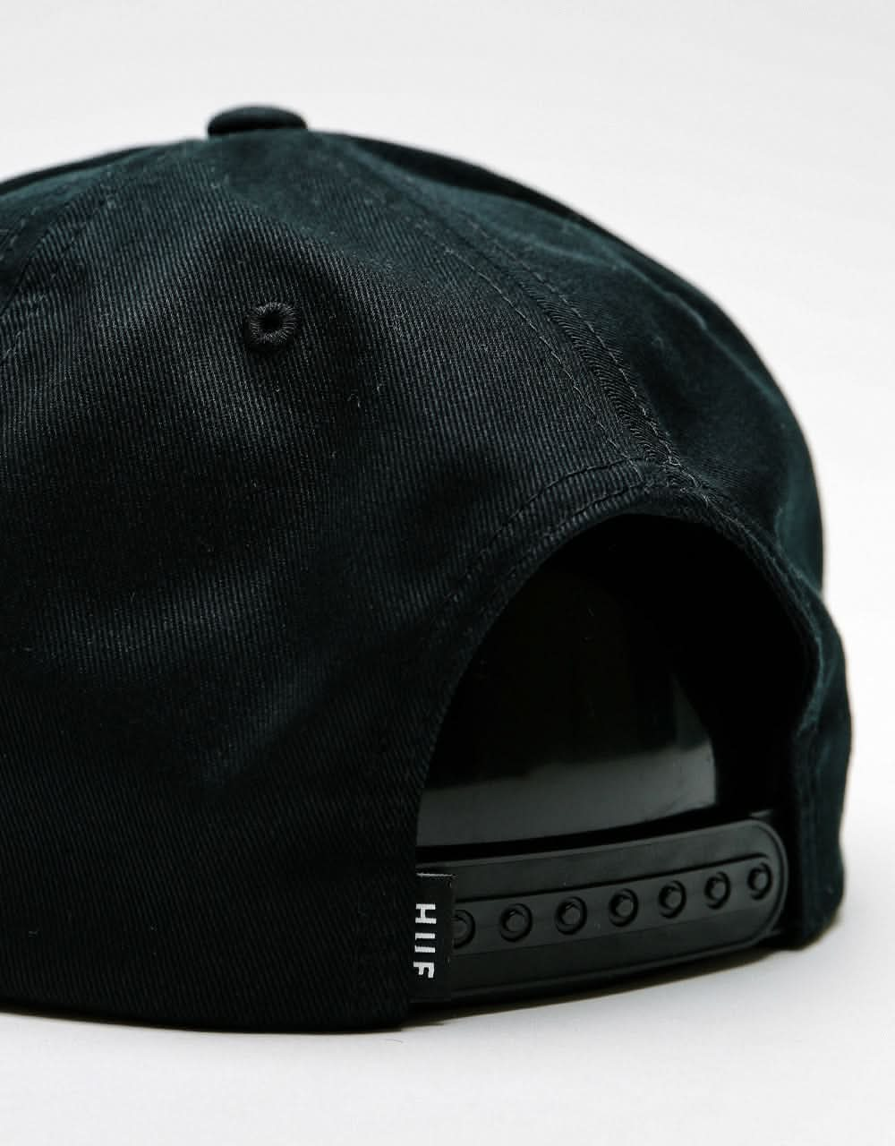 HUF Unstructured Triple Triangle Snapback Cap - Black