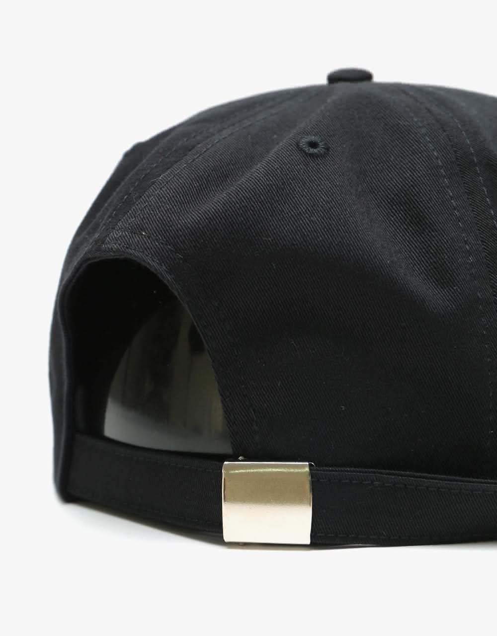 Magenta Plant 6 Panel Cap - Black