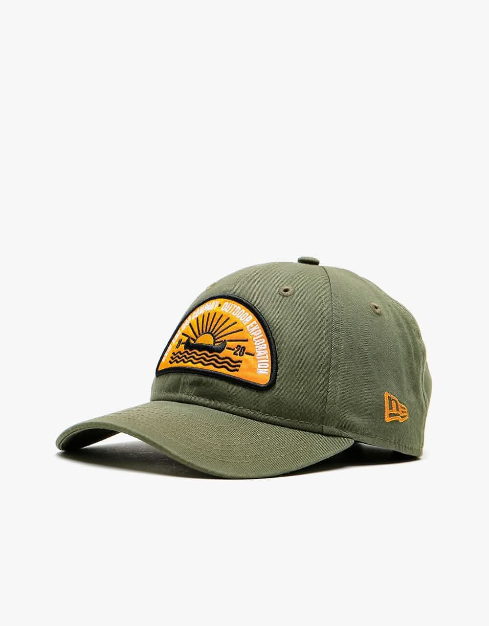 New Era 9Forty Camp Patch Cap - New Olive