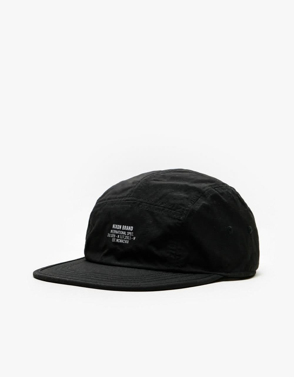 Nixon Crush Reversible 5 Panel Cap - Black