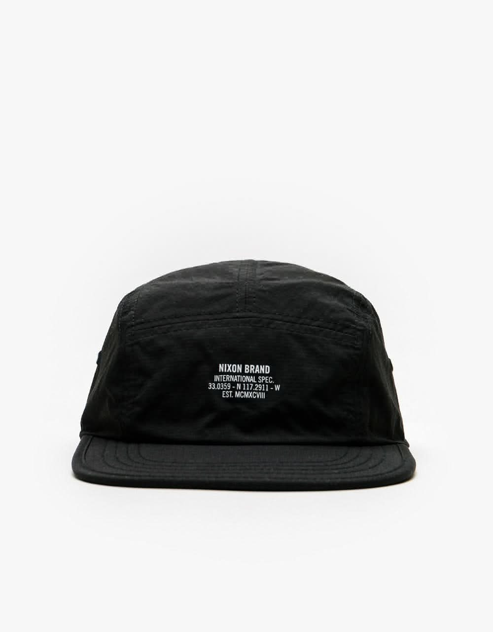 Nixon Crush Reversible 5 Panel Cap - Black