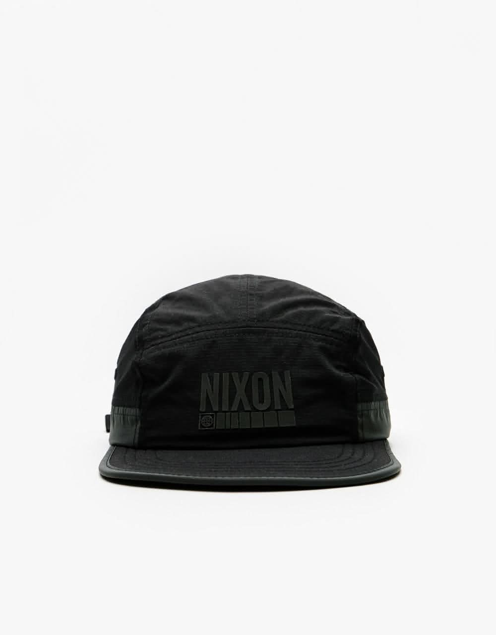 Nixon Night Runner 5 Panel Cap - Black