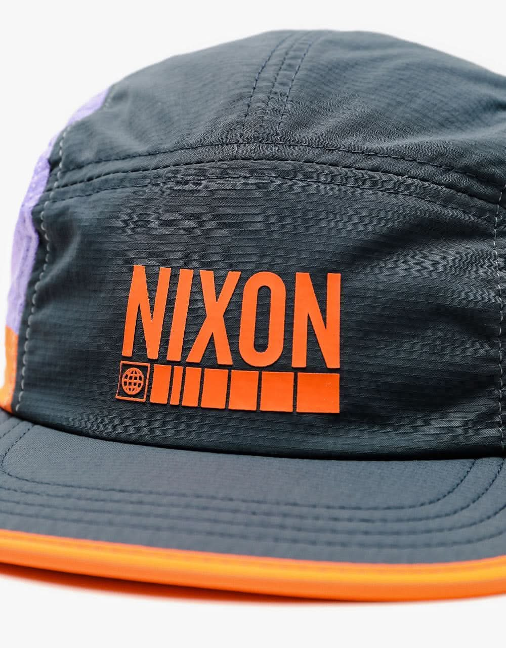 Nixon Night Runner 5 Panel Cap - Dark Slate/Plum