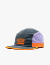 Nixon Night Runner 5 Panel Cap - Dark Slate/Plum