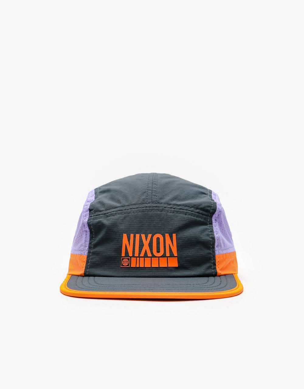 Nixon Night Runner 5 Panel Cap - Dark Slate/Plum