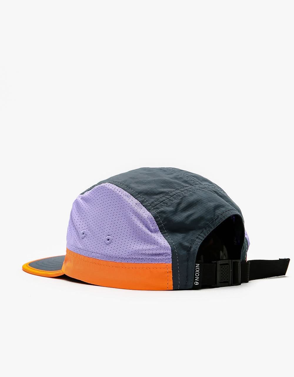 Nixon Night Runner 5 Panel Cap - Dark Slate/Plum