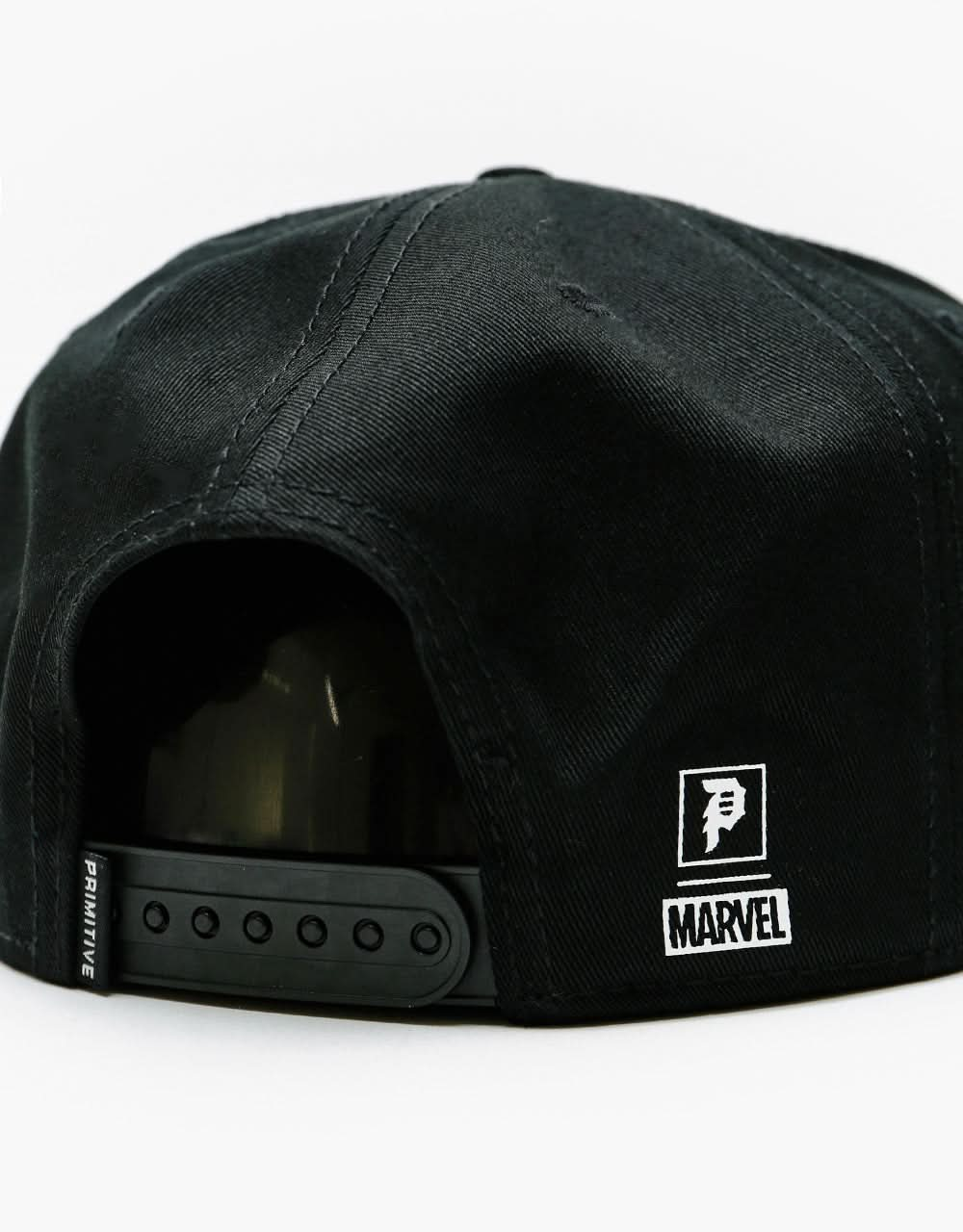 Primitive x Marvel x Paul Jackson Venom Snapback Cap - Black